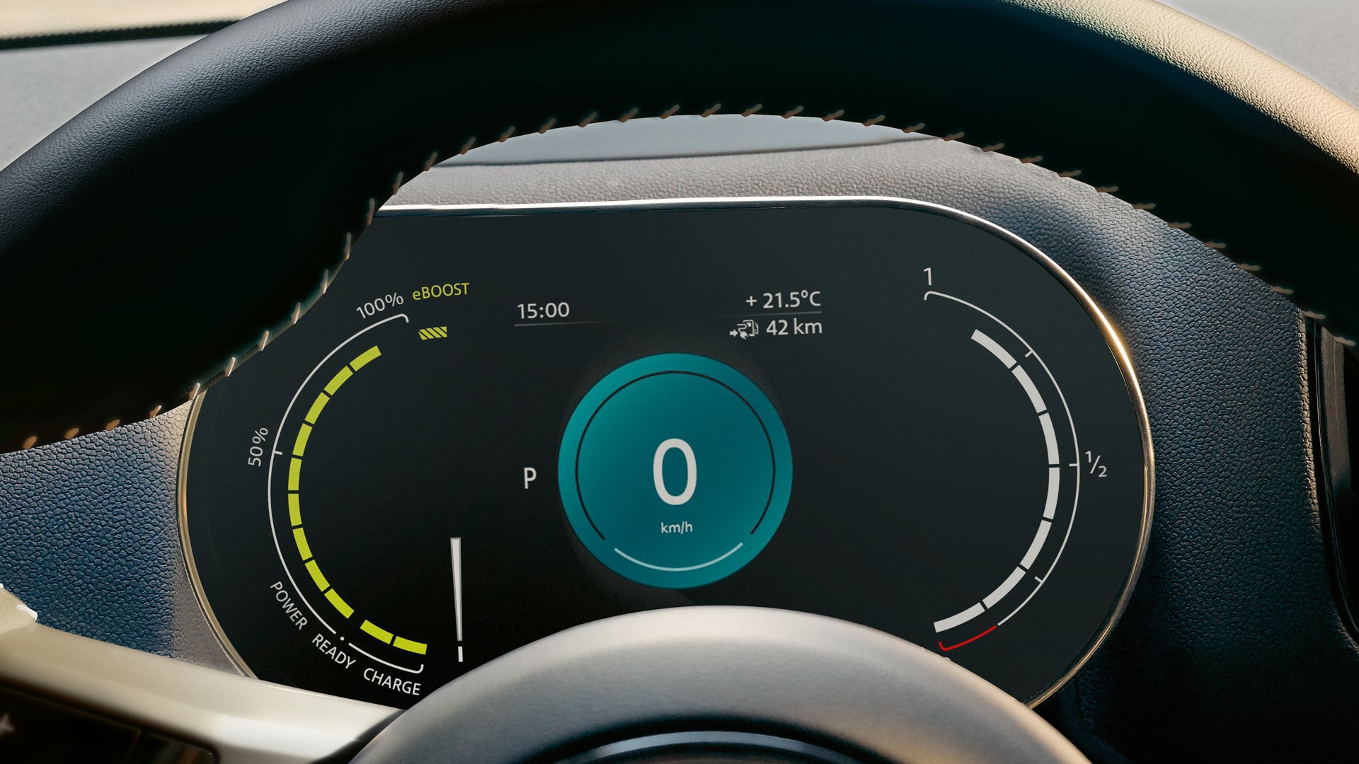 MINI Hybrid – digital instrument cluster – dash display